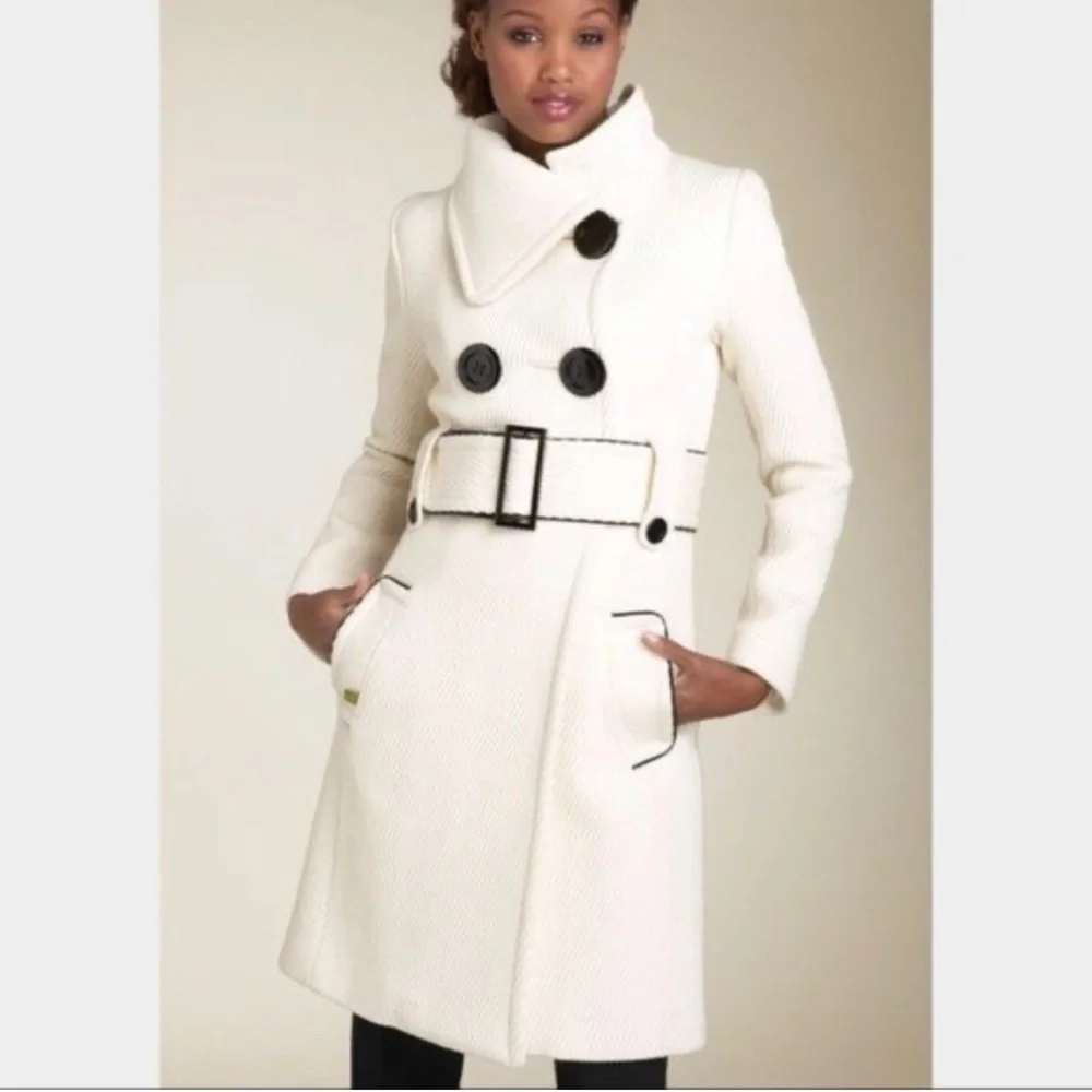 Soia & Kyo gemma wool cream coat - Picture 2 of 6